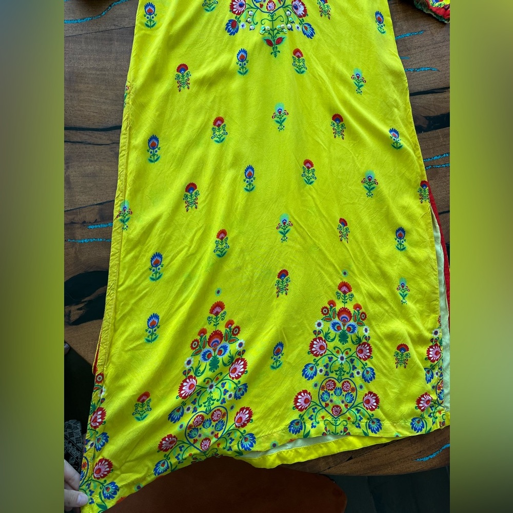 Manish Arora Punjabi kurta with sequin details lengha- US size 2 Indian size 34 - Picture 4 of 10